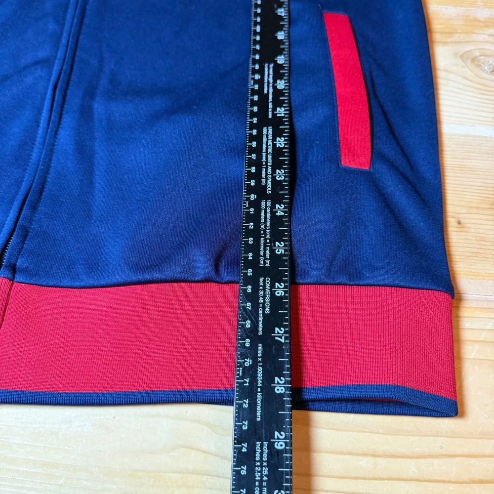 Icon Sports US Soccer Mens XL Track Jacket Navy Red Full Zip USA39TJ-N NWT - Picture 3 of 8